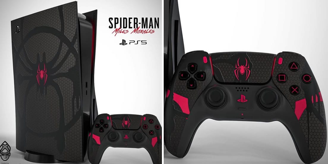 PlayStation 5 in de stijl van Spider-Man ziet er beestachtig uit
