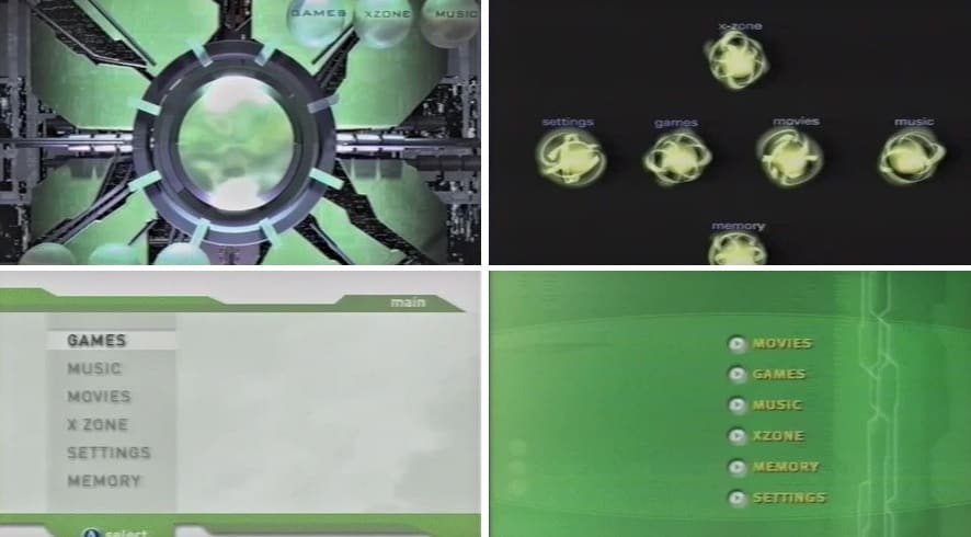 Microsoft toont originele concept-design van Xbox-interface