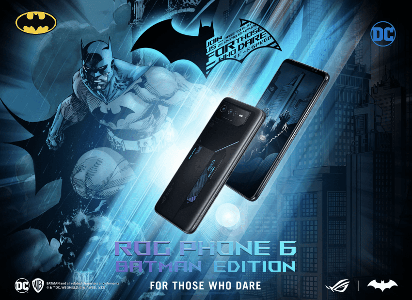 Republic of Gamers onthult nieuwe versies van ROG Phone 6 en brengt speciale Batman-editie uit 