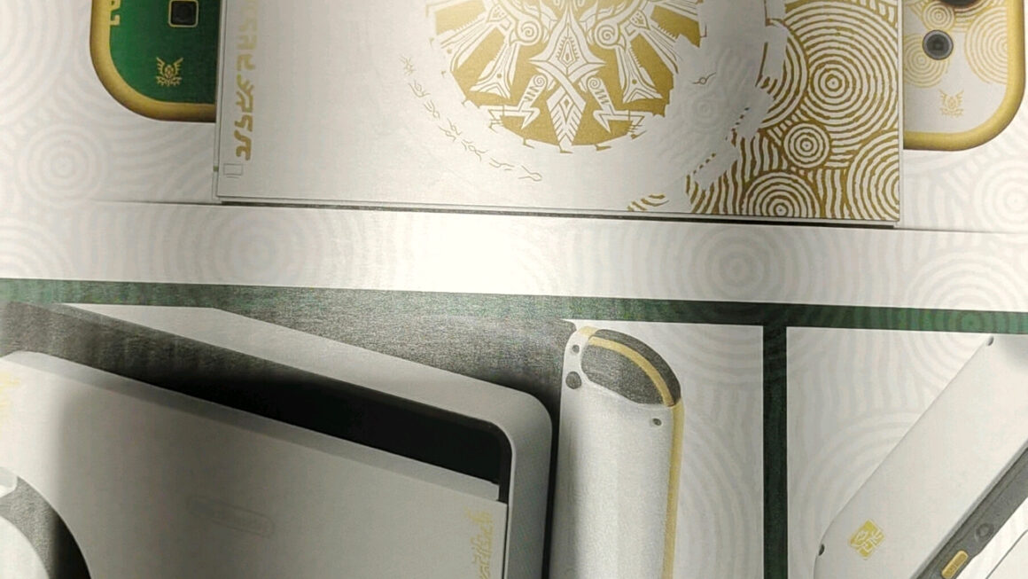 Switch OLED in de stijl van Zelda laat zich zien in leaks