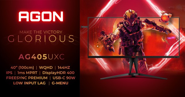 AGON by AOC introduceert de AG405UXC; een 40-inch ultrawide-monitor