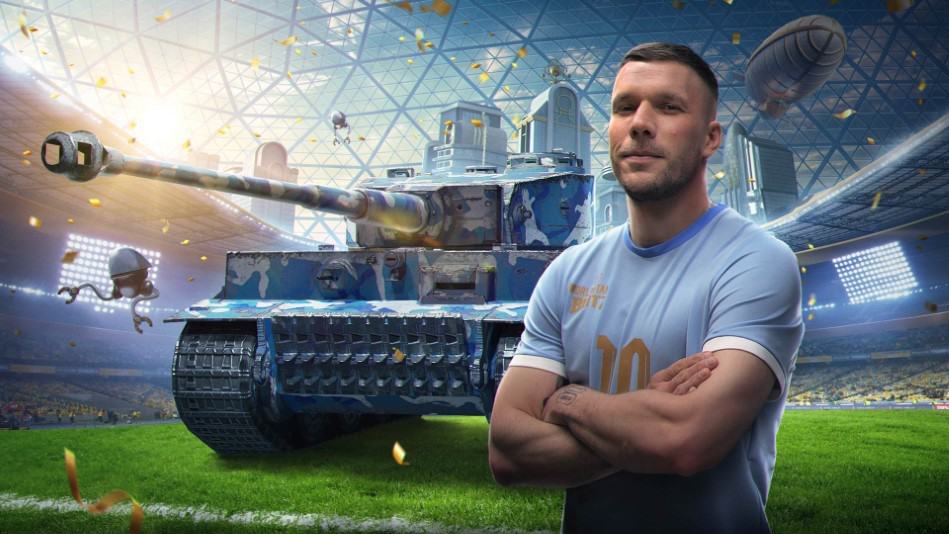 World of Tanks Blitz werkt samen met ex-Arsenal voetballer Lukas Podolski