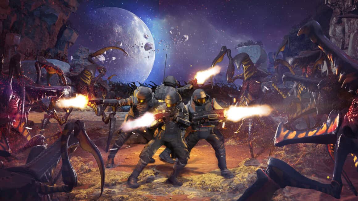 Vernietig grote insecten in Starship Troopers: Extermination
