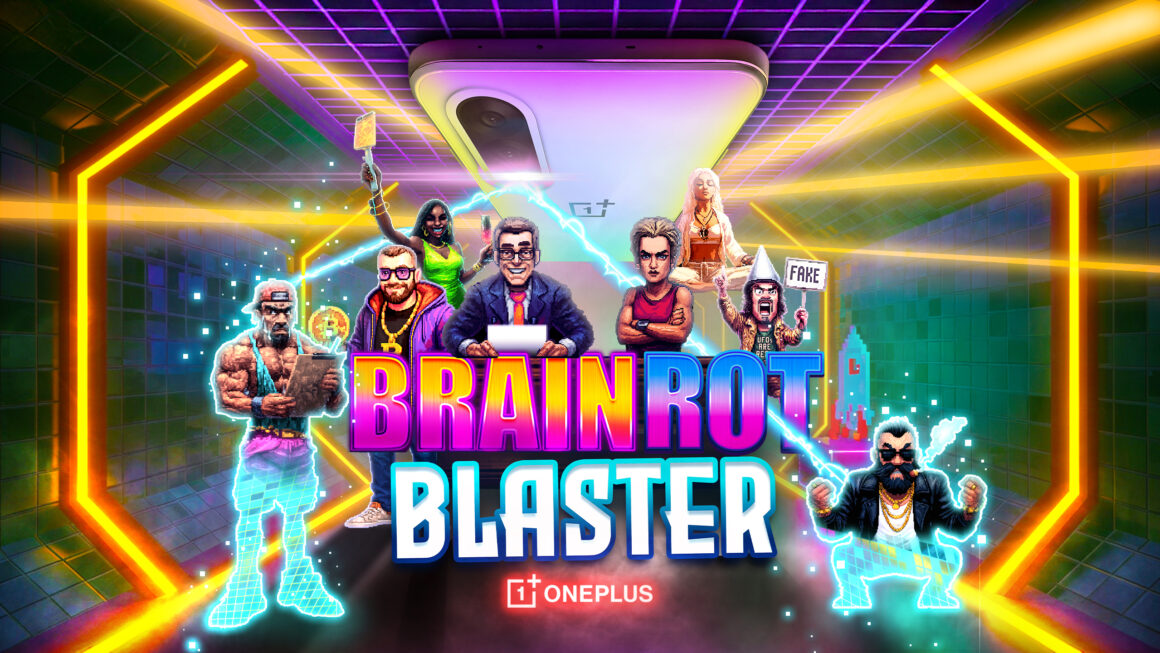 Brain Rot Blaster: OnePlus lanceert een nieuw webgame dat giftige online stijlfiguren de grond in boort… en vervolgens zichzelf vernietigt