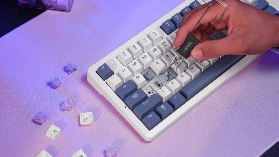 Ervaar ultieme personalisatie met het nieuwe hot-swappable toetsenbord van GXTrust: de Xyra