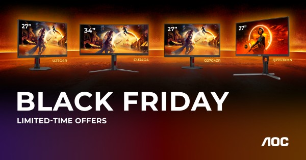 AOC presenteert de ultieme Black Friday-monitorlijn
